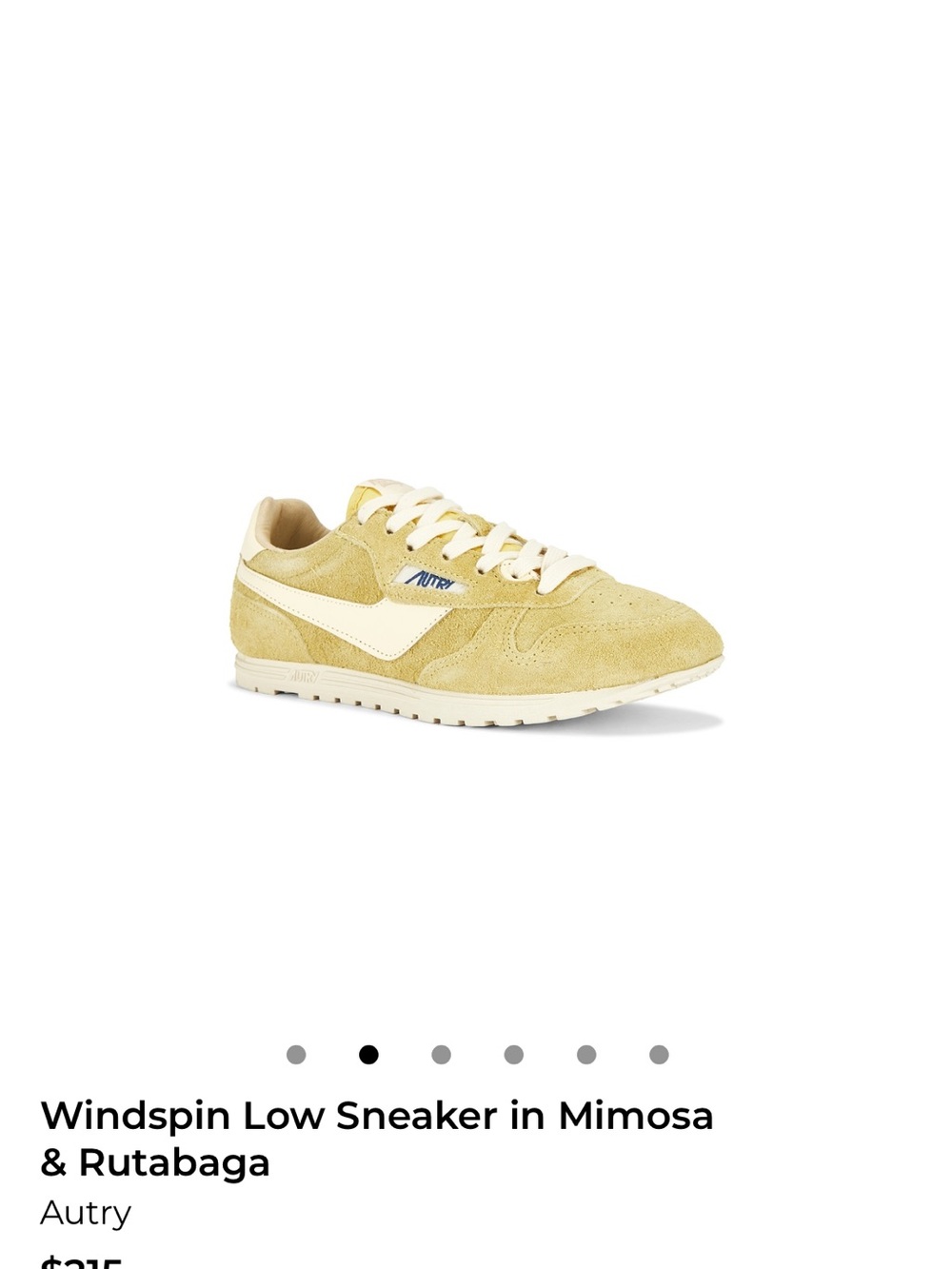 Autry Windspin Low Sneaker in Mimosa